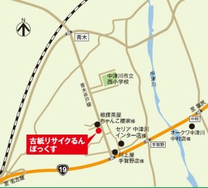 中津川駒場店地図